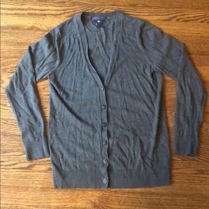 Gap Cardigan - Charcoal Grey - Size M